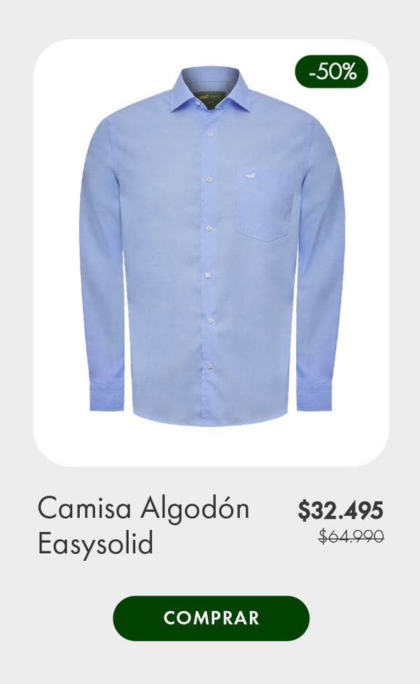 camisa algodón esasysolid